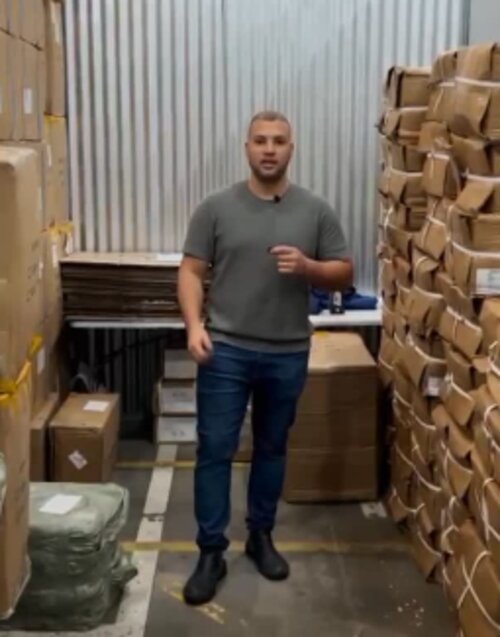 Andy na importação